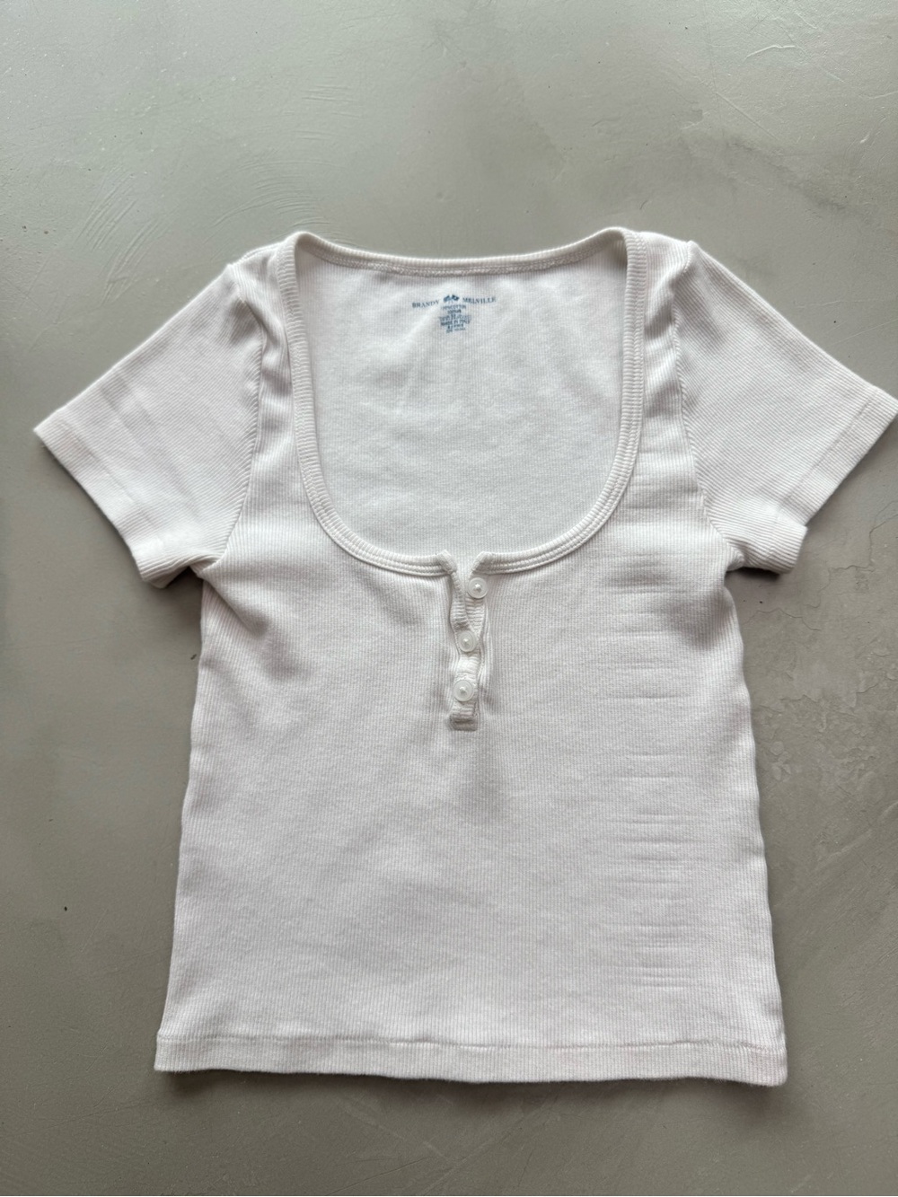 Brandy Melville Women's White Shirt